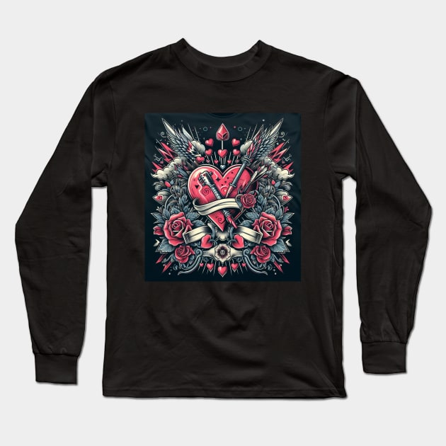 Amour sincère Long Sleeve T-Shirt by YuYu